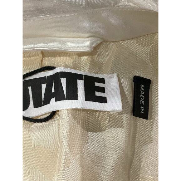 NWT Rotate Annette White blazer Bridal Wedding Chic US 6 - Picture 5 of 6